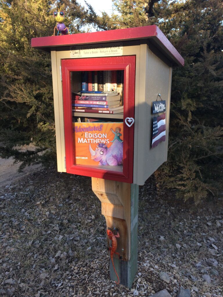 Little Free Library in Morse Bluff
