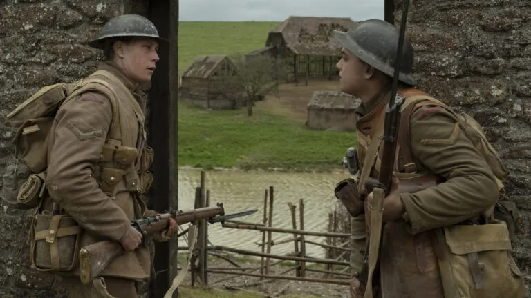 George MacKay and Dean-Charles Chapman in 1917