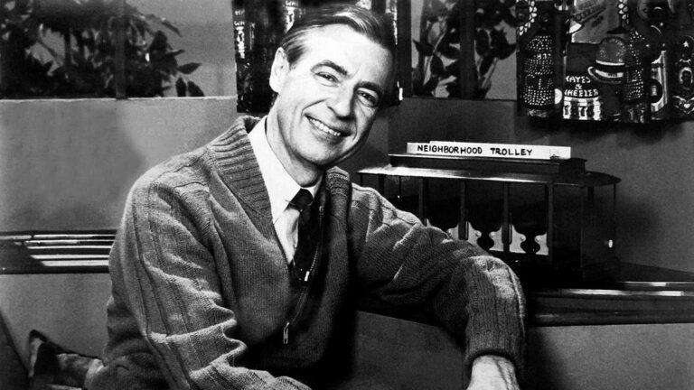 Fred Rogers in the role of Mr. Rogers