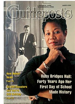 Ruby Bridges Hall on the cover of the March 2000 issue of Guideposts