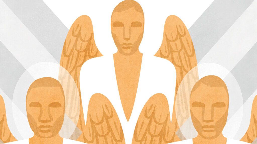 Illustration of three angels