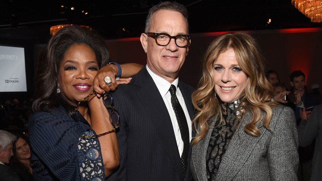 Oprah, Tom Hanks and Rita Wilson