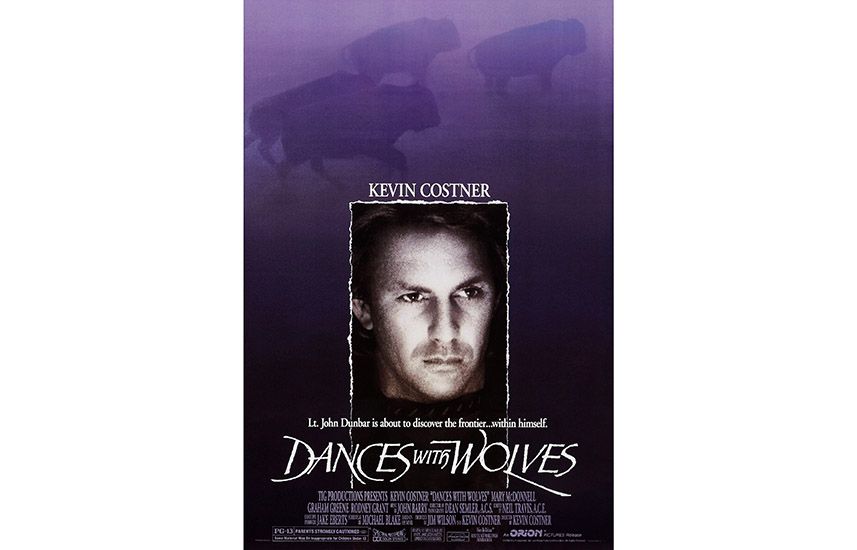 Film poster for Dances With Wolves (1990)