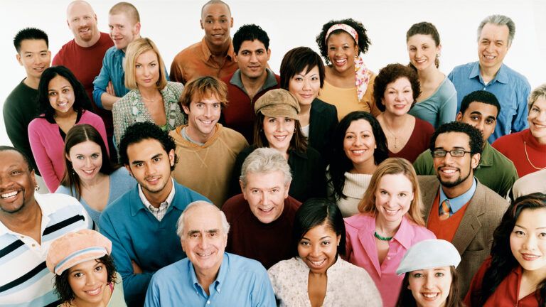 A multicultural group of Guideposts readers