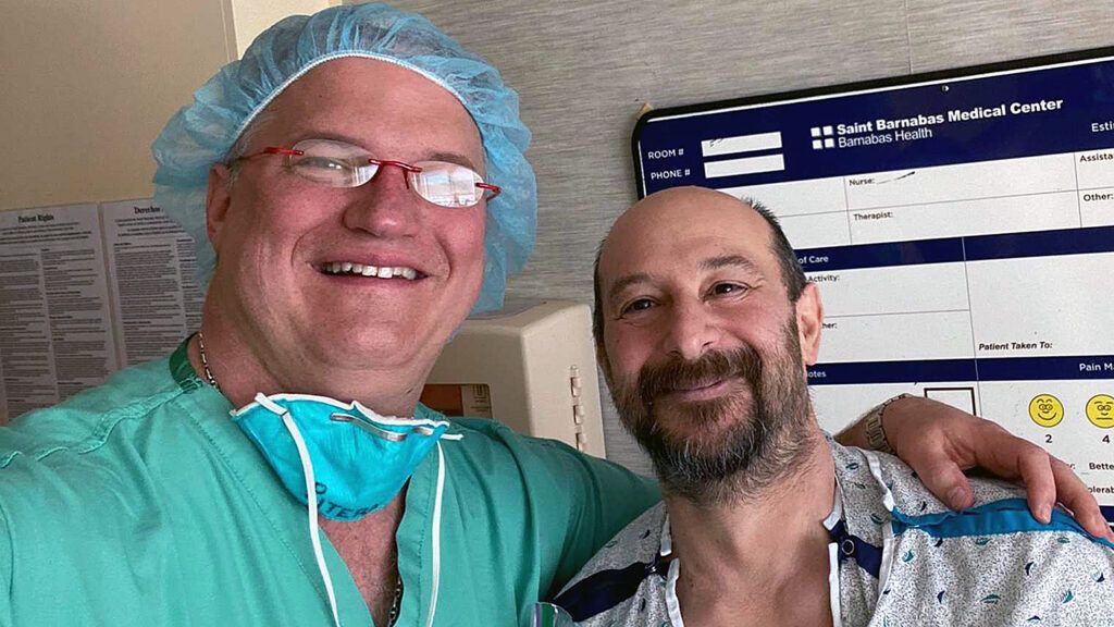 Dr. Rick Pitera helped Dan Radice survive COVID-19: photo courtesy Dan Radice