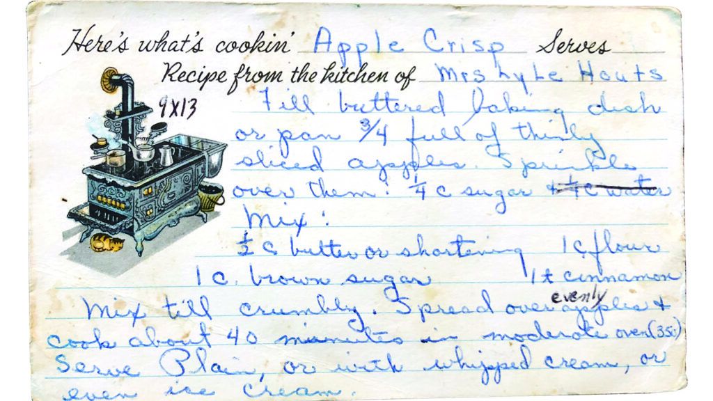 Apple crisp recipe
