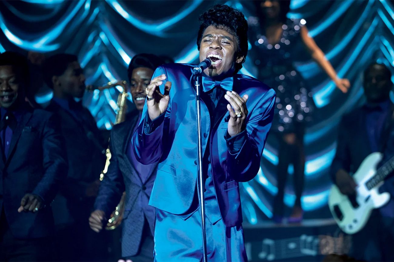 Chadwick Boseman as Jameas Brown in a scene from 'Get On Up'