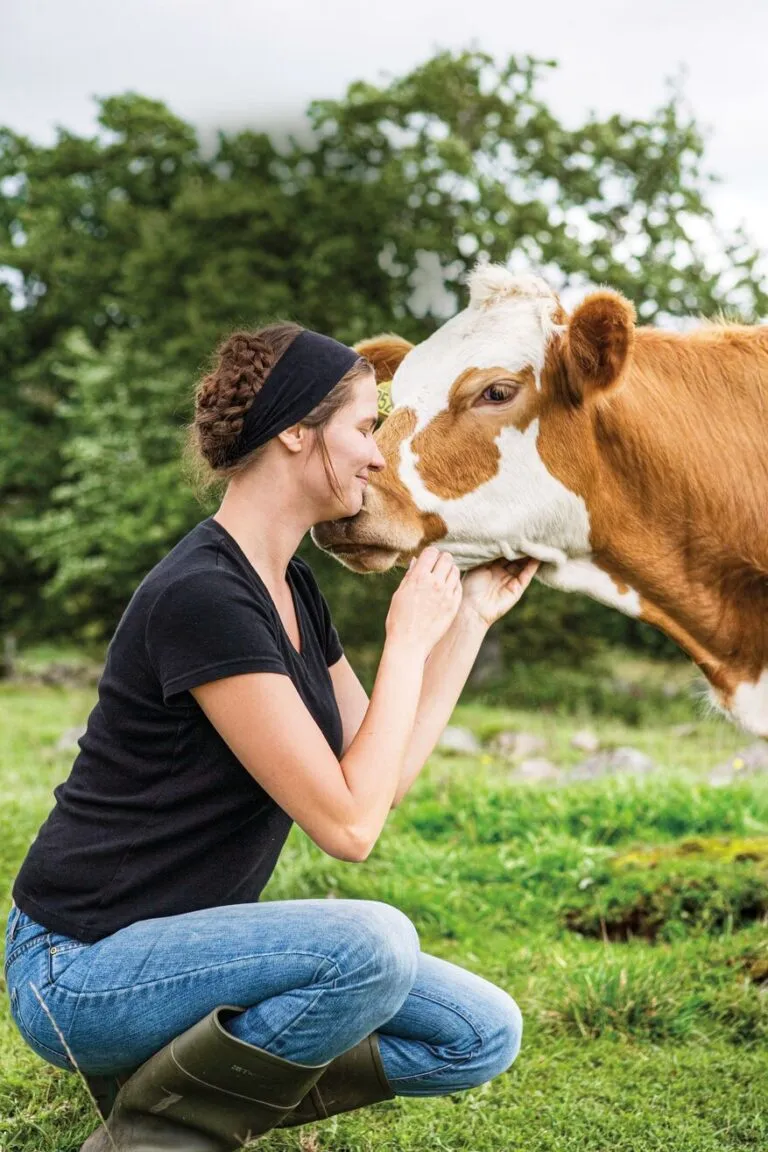 Woman with Cow