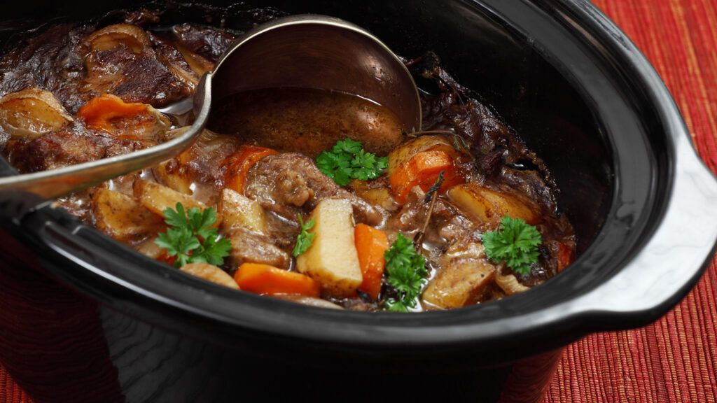 Crock pot beef stew.