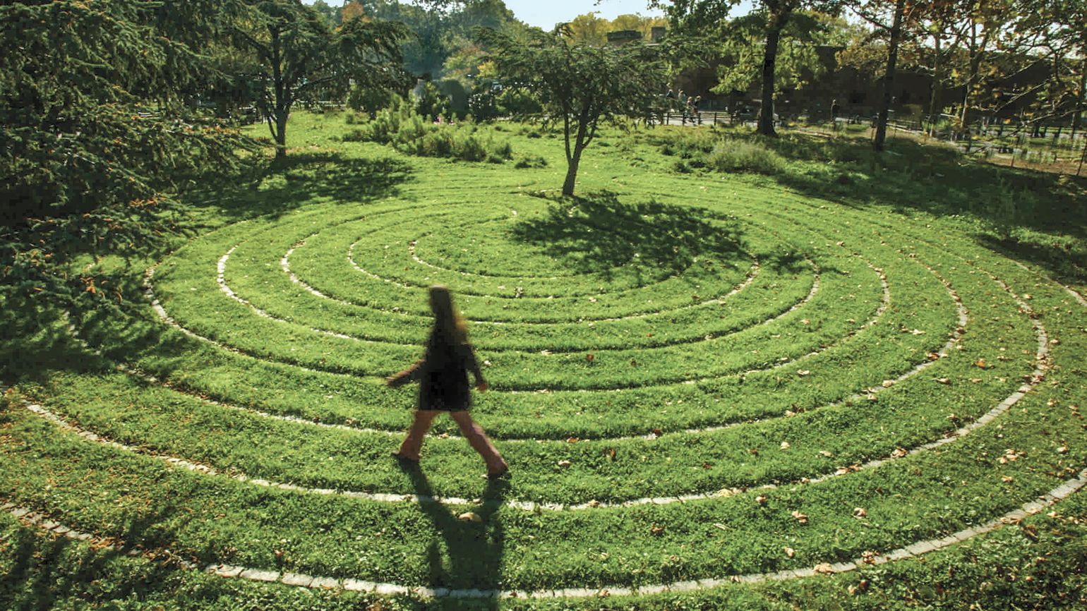 Battery Park labyrinth; Photo credit: Ariane Burgess