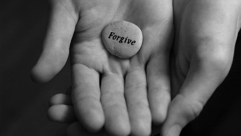 A forgiveness stone