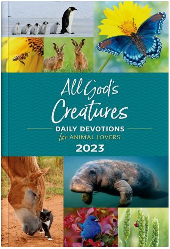 Cover of All God's Creatures 2023 new years devotional