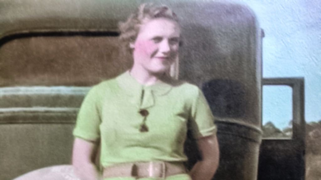 Robert Boggs mom, Melree Boggs, in 1936