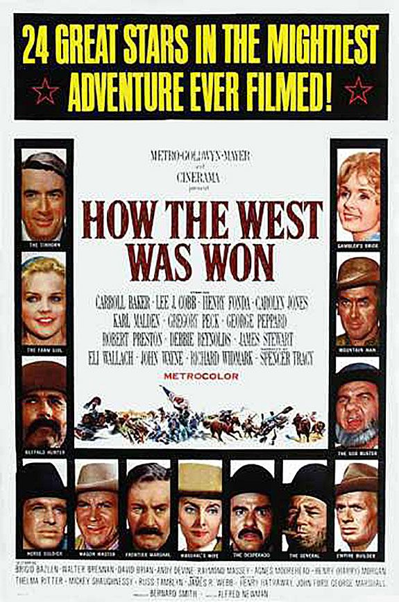 How the West Was Won poster