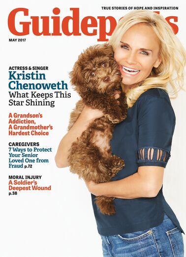 Kristin Chenoweth on the cover of Guideposts magazine (Guideposts)
