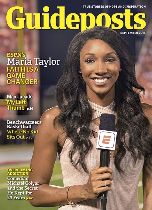 Maria Taylor on the cover of Guideposts magazine (Guideposts)