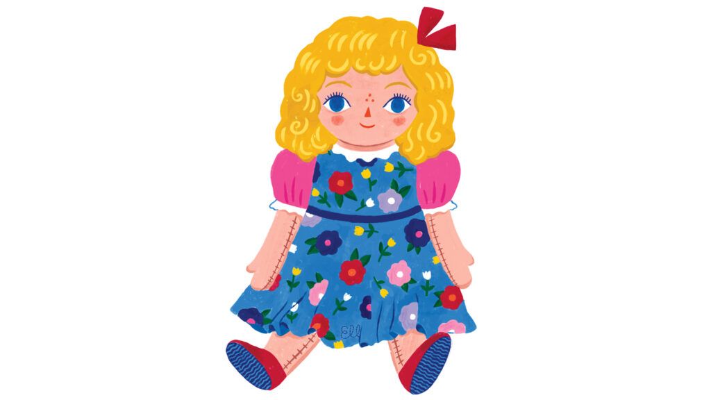 An illustration of a doll; Illustration by Sarah Walsh