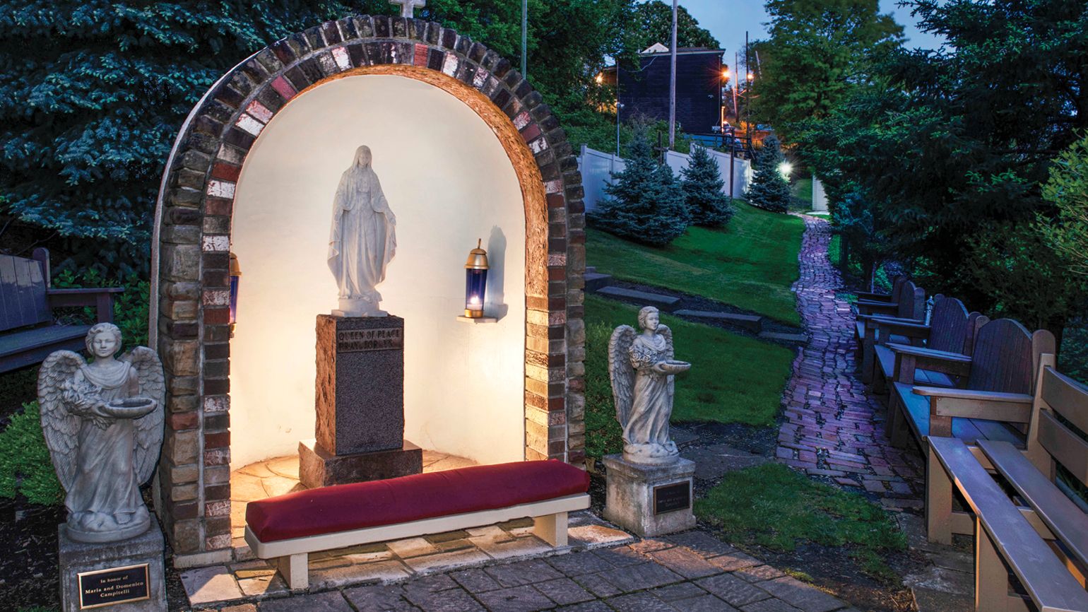 Shrine of the Blessed Mother in Pittsburgh PA; Photo credit: Scott Goldsmith