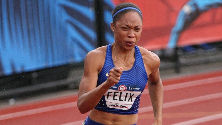 Olympic sprinter Allyson Felix