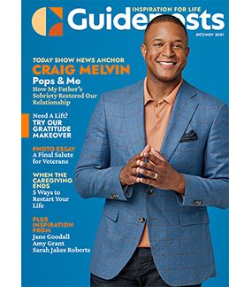 Craig Melvin on the cover of the Oct-Nov 2021 Guideposts