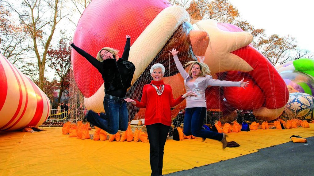 Chanda Bell, Carol Aebersold and Christa Pitts attend 86th Annual Macy's Thanksgiving Day Parade
