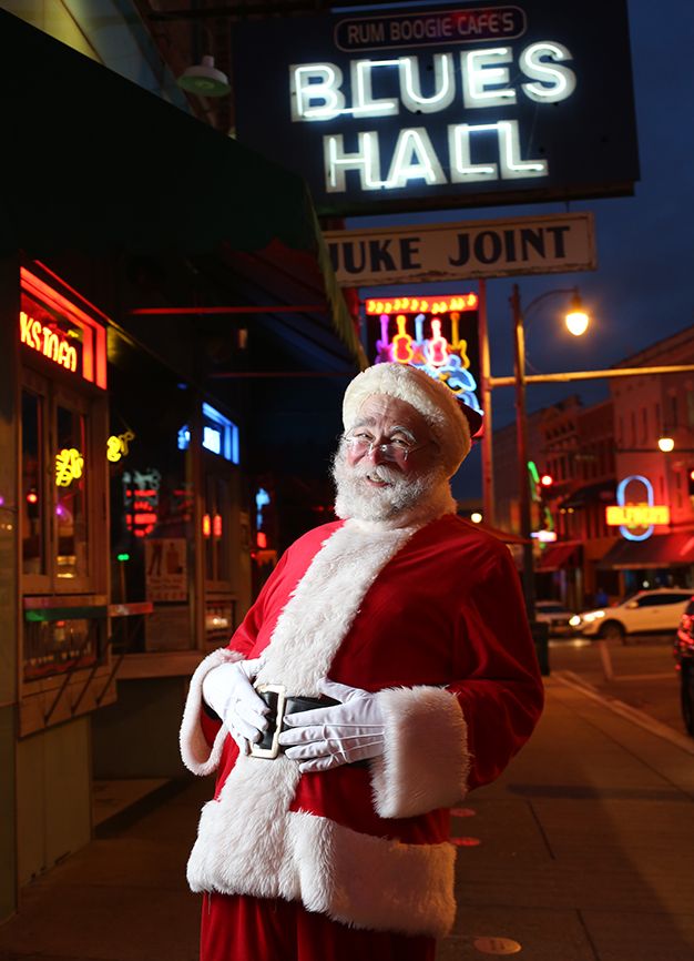 Jon W. Sparks as Santa; photo by Karen Pulfer Focht