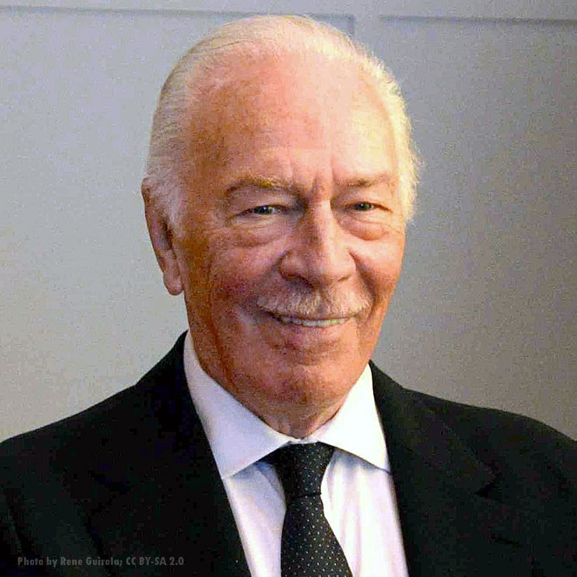 Christopher Plummer; photo by Miami Film Festival, Creative Commons Attribution-Share Alike 2.0