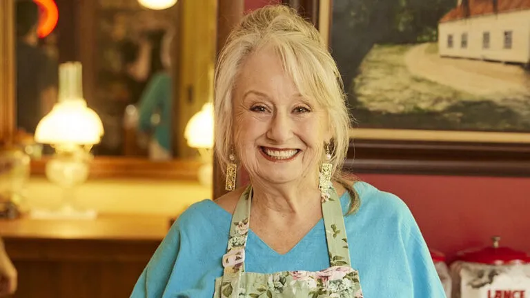 Brenda Gantt in her home kitchen; photo by Larsen&Talbert