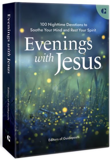 Cover of a spring devotional called Evenings with Jesus