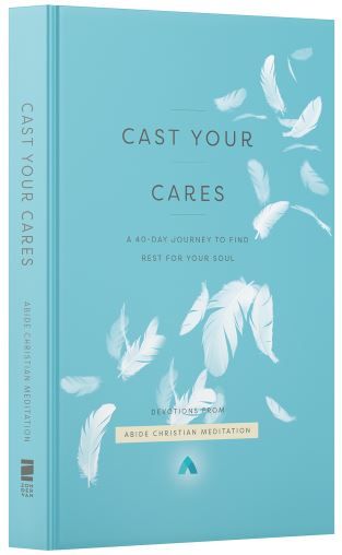 Cover of a spring devotional titled Cast Your Cares