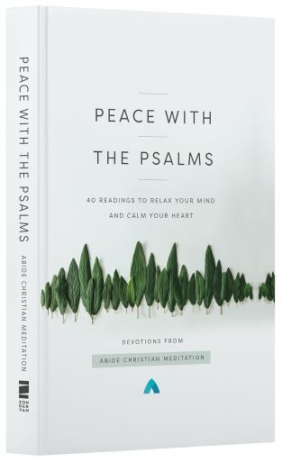Cover of a spring devotional titled Peace with the Psalms