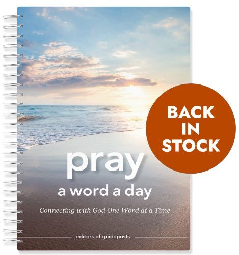 Cover of a spring devotional titled Pray a Word a Day