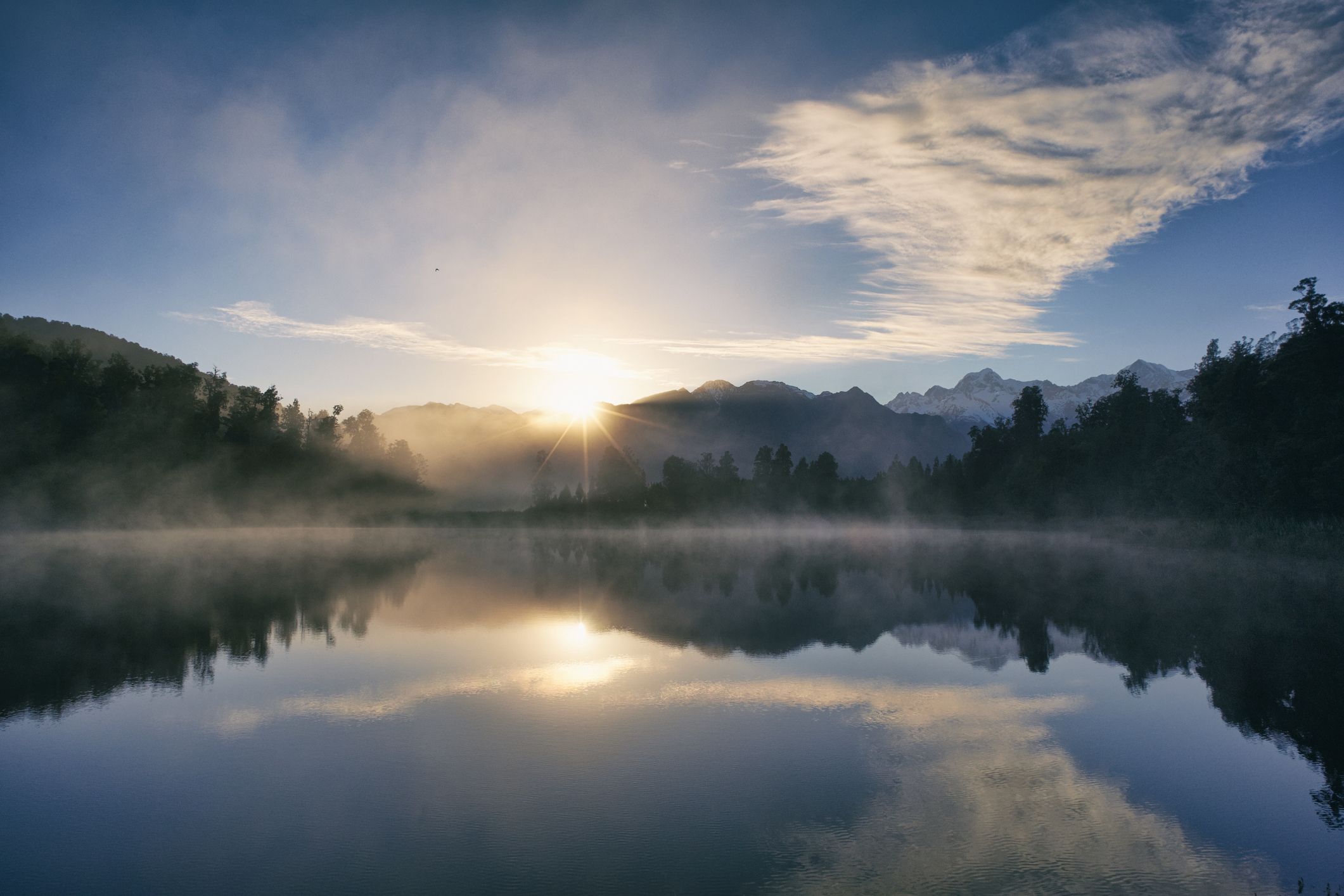 Lake during early morning hours; Getty Images