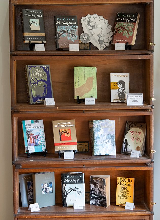 Various editions of To Kill a Mockingbird; photo by Michael A. Schwarz