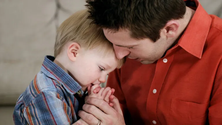 Praying with a child