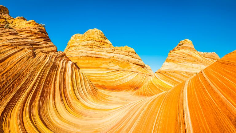 Majestic desert rock formations