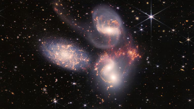 Stephan's Quintet from the James Webb Telescope, NASA