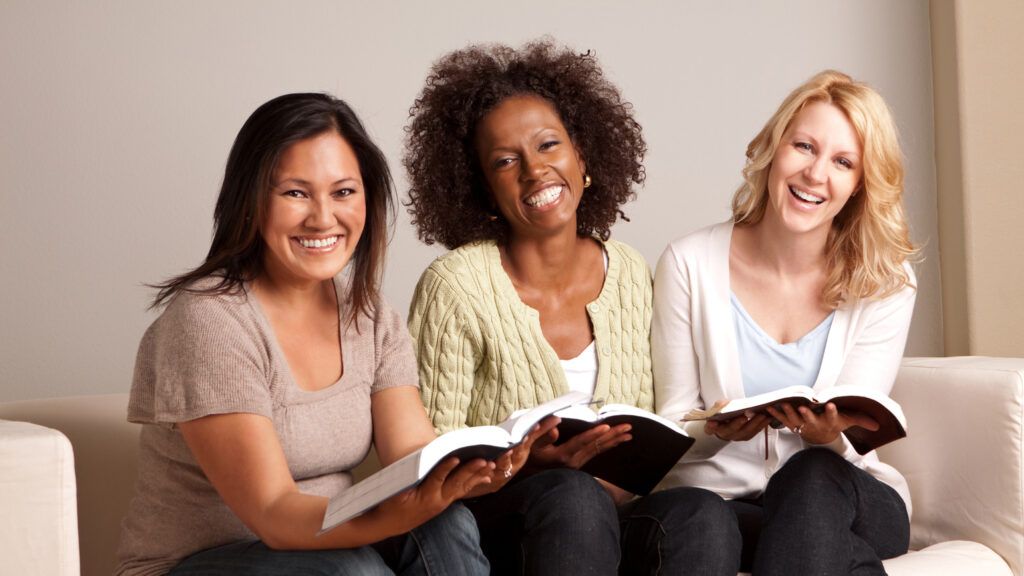 Women studying the Bible together devotions for women