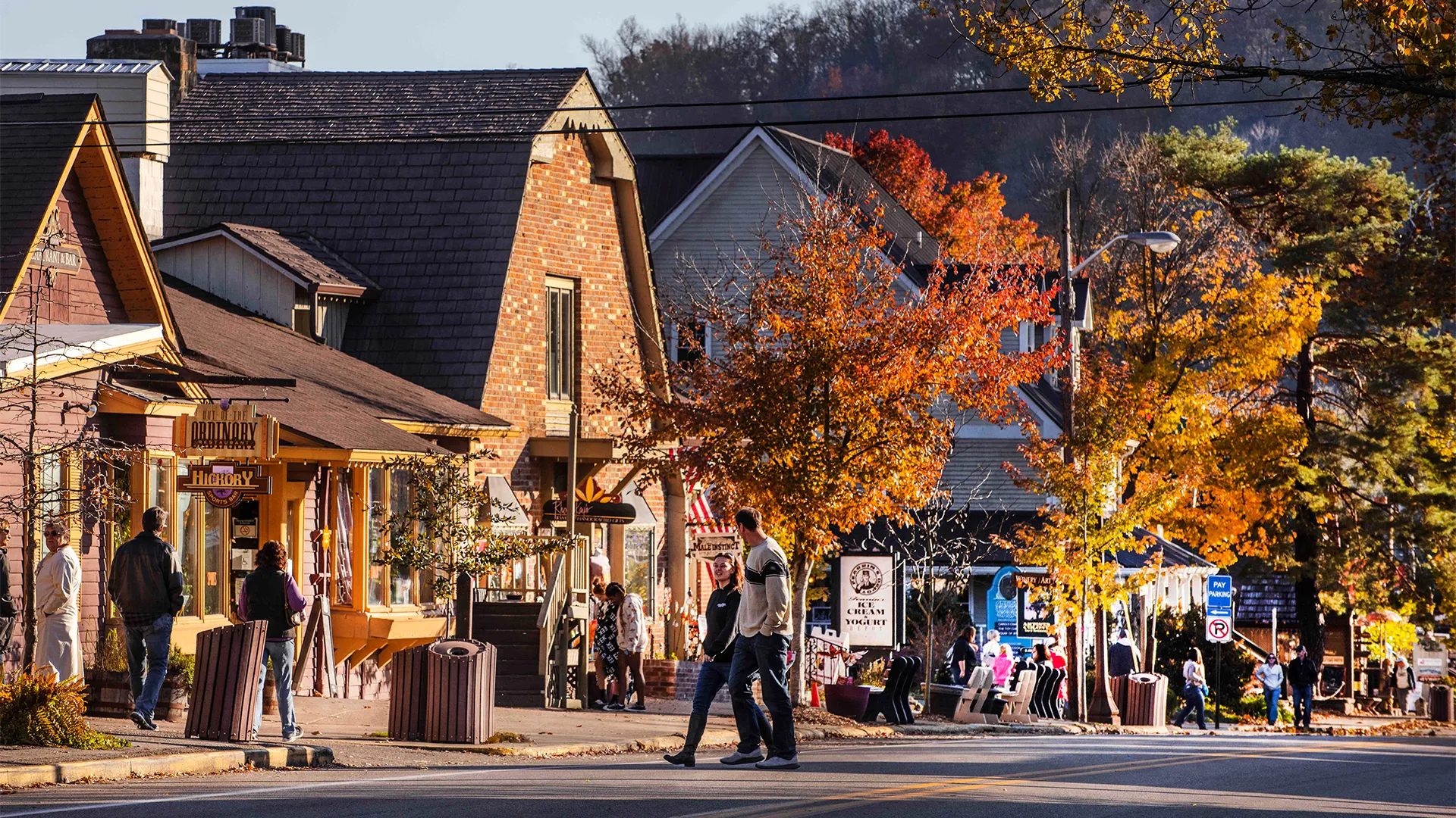 Downtown Nashville, Indiana; photo by Scott Goldsmith