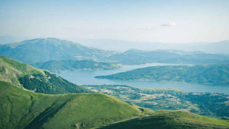 Lago di Campotosto (view from Cima della Laghetta), Italy 34