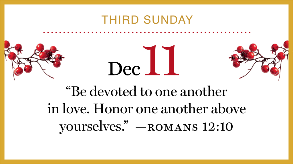 Advent, Day 15: Serve others this holiday season