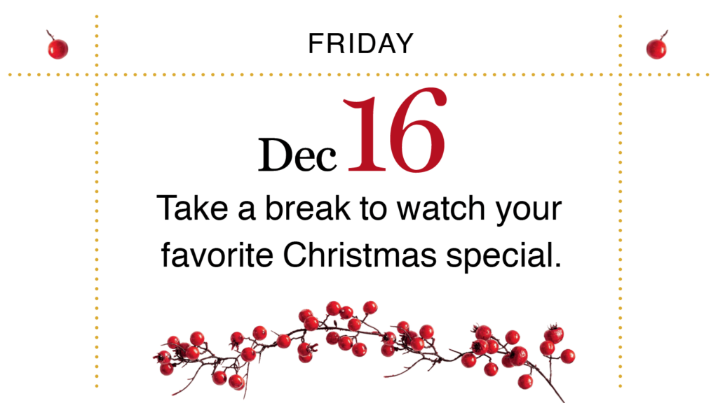Advent, Day 20: Watch a classic TV special.