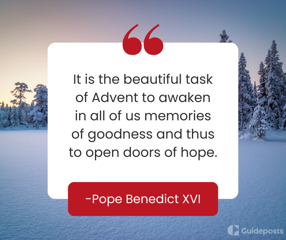 Pope Benedict XVI advent quotes