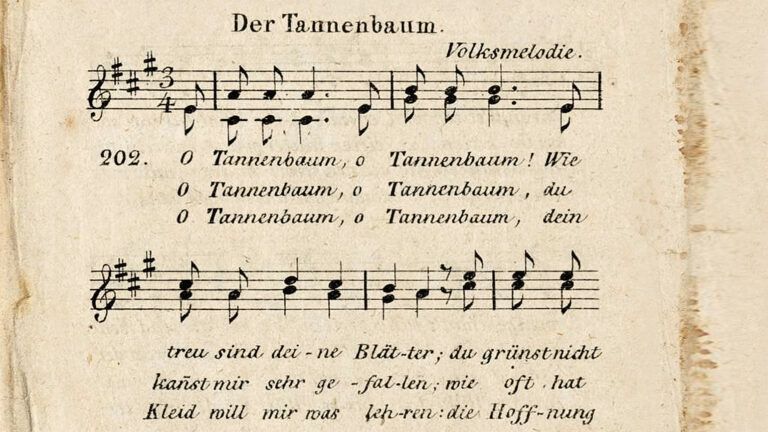 Illustration of music notes; By Herzog August Bibliothek Wolfenbuttel
