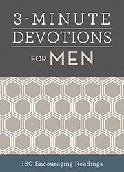 3 Minute Devotions for Men book cover