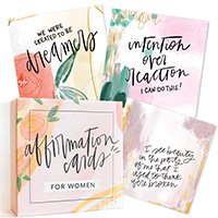 Affirmation cards for women