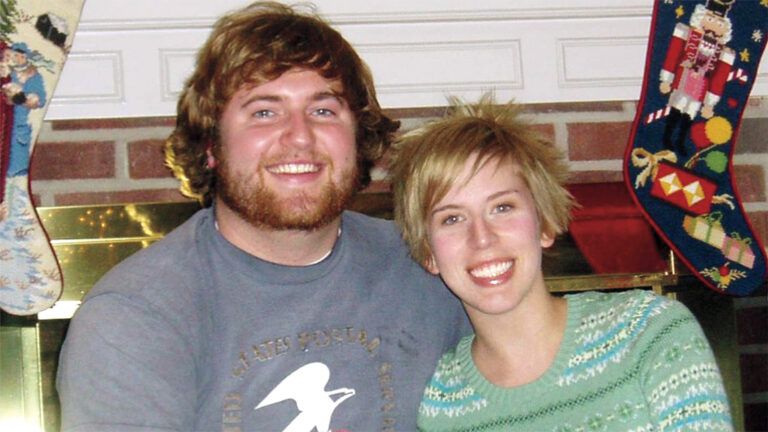 Erin and Ben Napier in 2004; photo courtesy Erin Napier
