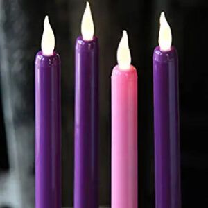 Flameless Advent candles