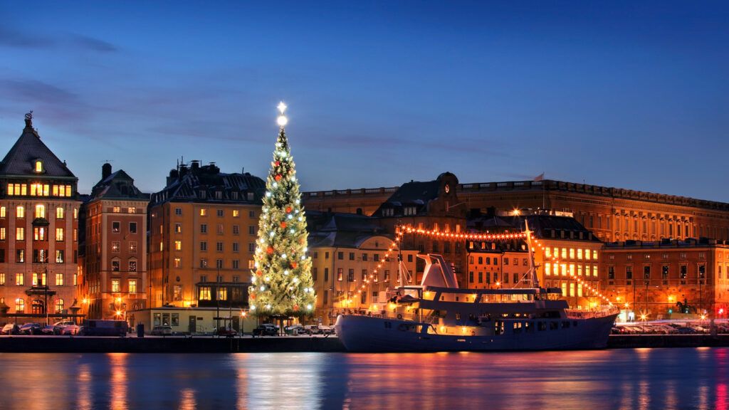 Christmas in Stockholm, Sweden.