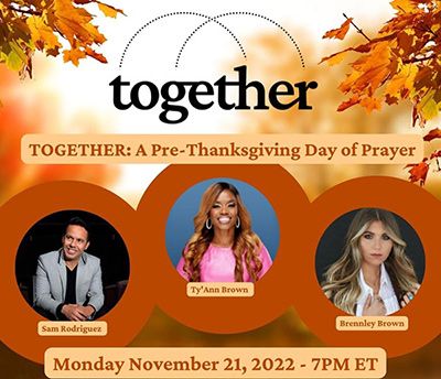 Together, a Pre-Thanksgiving Day of Prayer